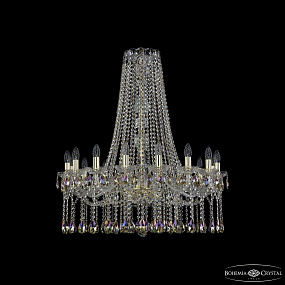 Большая хрустальная люстра Bohemia IVELE Crystal 1413/16/300/h-93 G K801