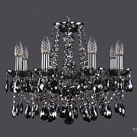 Хрустальная подвесная люстра Bohemia IVELE Crystal 1413/8/165/NI/M781