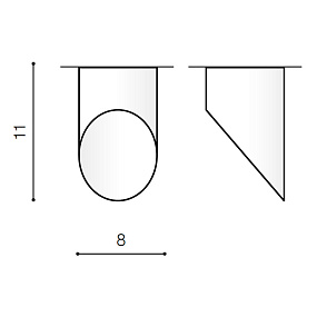Накладной светодиодный светильник Azzardo Momo 8 AZ2278
