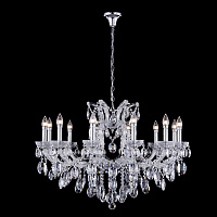 Большая хрустальная люстра Crystal Lux HOLLYWOOD SP12 CHROME