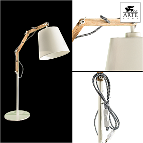 Настольная лампа Arte Lamp PINOCCIO A5700LT-1WH