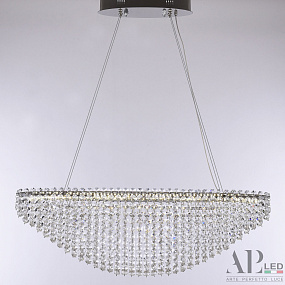 Хрустальная подвесная светодиодная люстра APL LED Sicilia SH505.0.60.A.Ni.4000