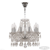 Хрустальная подвесная люстра Bohemia IVELE Crystal 107/10/141 Ni