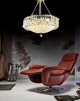 Хрустальная подвесная светодиодная люстра Lumina Deco Cosenza DDP 5882-50D