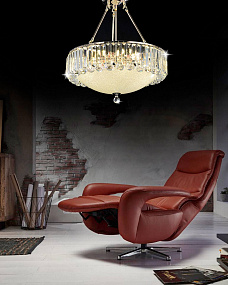 Хрустальная подвесная светодиодная люстра Lumina Deco Cosenza DDP 5882-50D