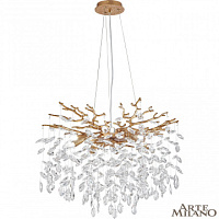 Подвесная хрустальная люстра Arte Milano 239801/D600/8/B Pa