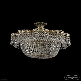 Хрустальная потолочная люстра Bohemia IVELE Crystal 19311/55JB G