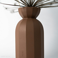 Ваза декоративная (бледно-коричневый) CERAMICA DESIGN Lily L VLYL45-8025