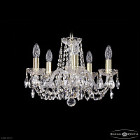 Хрустальная подвесная люстра Bohemia IVELE Crystal 1402/5/141/h-60 G