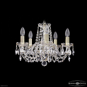 Хрустальная подвесная люстра Bohemia IVELE Crystal 1402/5/141/h-60 G