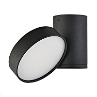 Накладной светодиодный светильник Donolux Moon DL18811/23W Black R Dim