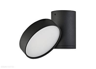 Накладной светодиодный светильник Donolux Moon DL18811/23W Black R Dim