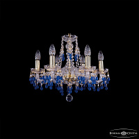 Хрустальная подвесная люстра Bohemia IVELE Crystal 1410/6/160/G/V3001