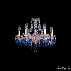 Хрустальная подвесная люстра Bohemia IVELE Crystal 1410/6/160/G/V3001