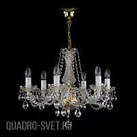 Подвесная хрустальная люстра ArtGlass RADKA VI. FULL CUT R14 WHITE CE