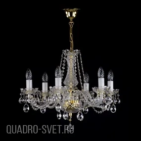 Подвесная хрустальная люстра ArtGlass RADKA VI. FULL CUT R14 WHITE CE