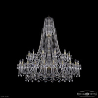Большая хрустальная люстра Bohemia IVELE Crystal 1411/24+12/530/XL-152 G