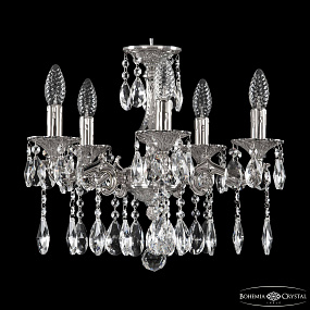 Подвесная хрустальная люстра Bohemia Ivele Crystal Verona 72102/5/125 A Ni
