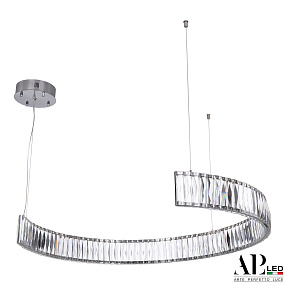 Хрустальная подвесная светодиодная люстра APL LED Sicilia SH23.80.A.Ni.4000.TK