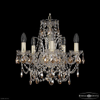 Хрустальная подвесная люстра Bohemia IVELE Crystal 1411/5/141 G K721