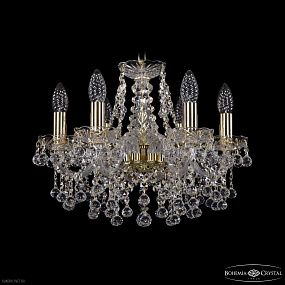 Хрустальная подвесная люстра Bohemia IVELE Crystal 1409/6/141 G