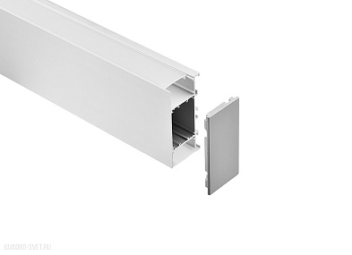 Двусторонний накладной алюминиевый профиль, 2 метра Donolux DL18520Alu