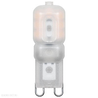 Лампа светодиодная Feron G9 5W 2700K Прямосторонняя Матовая LB-430 25636