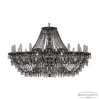 Большая хрустальная люстра Bohemia IVELE Crystal 1410/20/400 Ni V0300 M781