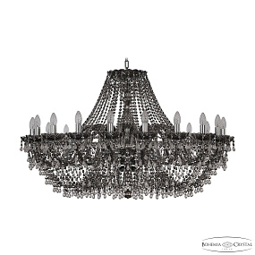 Большая хрустальная люстра Bohemia IVELE Crystal 1410/20/400 Ni V0300 M781
