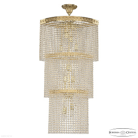 Каскадная хрустальная люстра Bohemia IVELE Crystal 83303/55IV-100 G