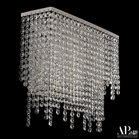 Бра хрустальное светодиодное APL LED Rimini S500.B3.35-27.B.4000