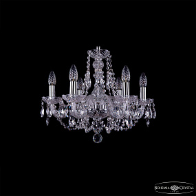 Хрустальная подвесная люстра Bohemia IVELE Crystal 1406/6/160/Ni