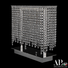 Хрустальная светодиодная настольная лампа APL LED Rimini S500.L1.40.B.4000