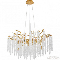 Подвесная хрустальная люстра Arte Milano 230901/D760/10/A Gd