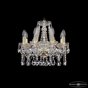 Хрустальная подвесная люстра Bohemia IVELE Crystal 1413/8/141/G