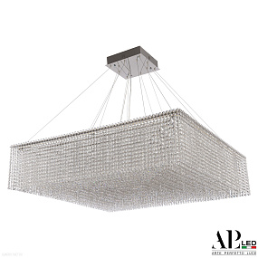 Большая хрустальная светодиодная люстра APL LED Sicilia SH03.100.A.Ni.4000
