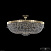 Хрустальная потолочная люстра Bohemia IVELE Crystal 19273/70IV G