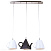 Подвесной светильник Arte Lamp CAFETERIA A6604SP-3WH
