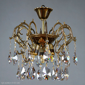 Люстра потолочная AMBIENTE Alicante 8888/3 PL PB Tear Drop