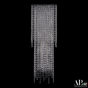 Бра хрустальное светодиодное APL LED Sicilia SH500.B3.25-75.B.Ni.4000