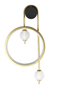 Бра светодиодное Crystal Lux RODRIGO AP20W LED BLACK/GOLD