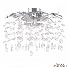 Потолочная хрустальная люстра Arte Milano 234001/D500/4/B Cr