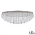 Хрустальная потолочная светодиодная люстра APL LED Sicilia SH508.2.80.M.Ni.4000