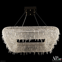 Хрустальная подвесная светодиодная люстра APL LED Rimini S504.0.80.B.4000.Gold