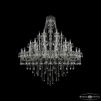 Большая хрустальная люстра Bohemia IVELE Crystal 1415/24+12+6/530 Ni