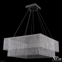 Большая хрустальная светодиодная люстра APL LED Sicilia SH04.86.C.Ni.4000