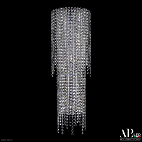 Бра хрустальное светодиодное APL LED Sicilia SH500.B4.25-75.B.Ni.4000