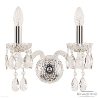 Бра хрустальное Bohemia IVELE Crystal 107B/2/141 Ni