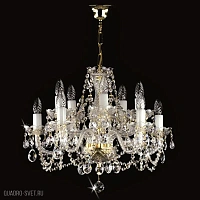 Подвесная хрустальная люстра ArtGlass RADKA X. FULL CUT R14 CE