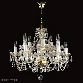 Подвесная хрустальная люстра ArtGlass RADKA X. FULL CUT R14 CE